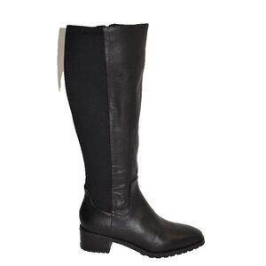 New! Blondo Starling Waterproof Boot Black Leather Size 8 DD518 5050 Stretch